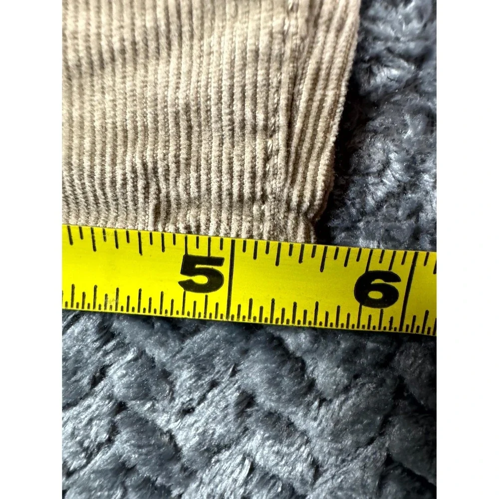 Under 510 Corduroy Pants Mens 28/26 Beige Cotton Stretch Straight Leg Pockets